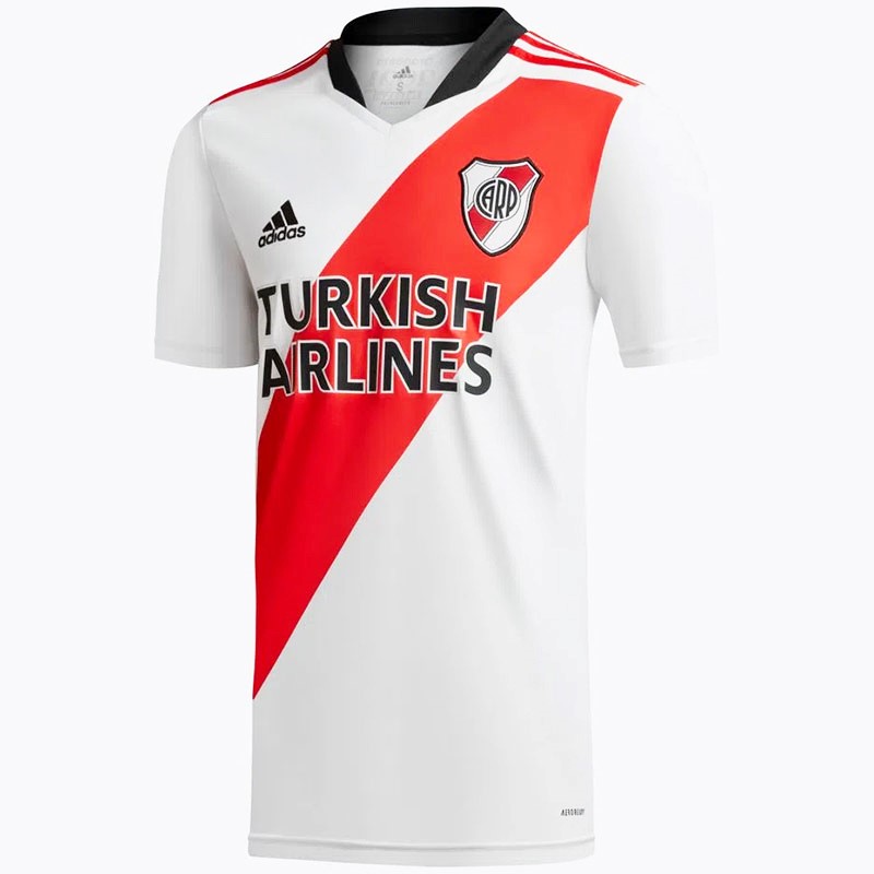 Heimtrikot Thailand River Plate 2021-2022 Weiß Günstige Fußballtrikots